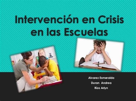 Intervención En Crisis En Las Escuelas