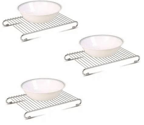 Silver Decent Stainless Steel Hot Plate Stand For Home At Rs In Surat