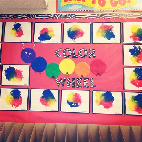 Color Wheel Bulletin Board Color Wheel Color Art Images