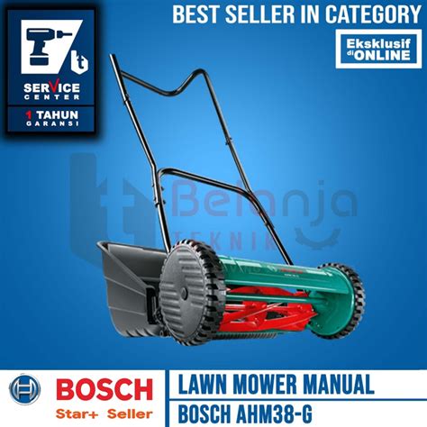 Jual Bosch Mesin Potong Rumput Dorong Manual AHM 38 G Lawn Mover AHM38