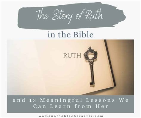 Lessons In Life And Faith From The Book Of Ruth In The Bible