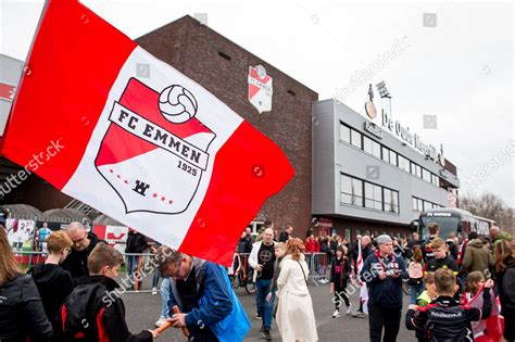 Fc Emmen Players Bus Departs Stadium Editorial Stock Photo - Stock ...