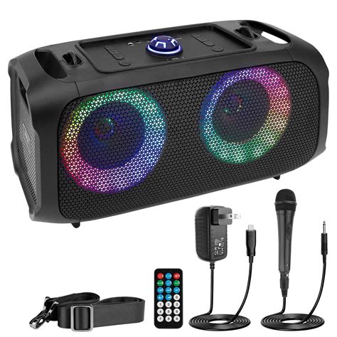 Buy Pyle Wireless Portable Bluetooth Boombox Speaker 500w Rechargeable Boom Box Speaker