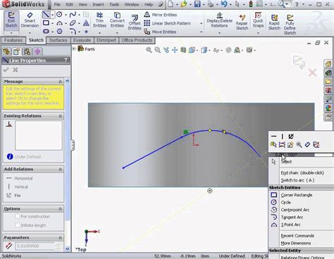 How To Trim Surfaces Solidworks Tutorials Surface Design And Modeling