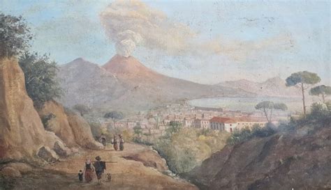 Scuola Napoletana XIX Veduta Di Napoli Catawiki