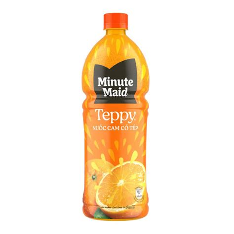 Nước cam có tép Teppy Minute Maid 1L
