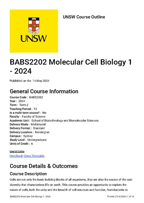 Co Babs2202 1 2024 Term2 T2 Multimodal Standard Kensington Unsw Course Outline Babs2202