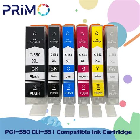 PGI 550 CLI 551 Compatible Ink Cartridge PGI550 CLI551 For Canon Pixma