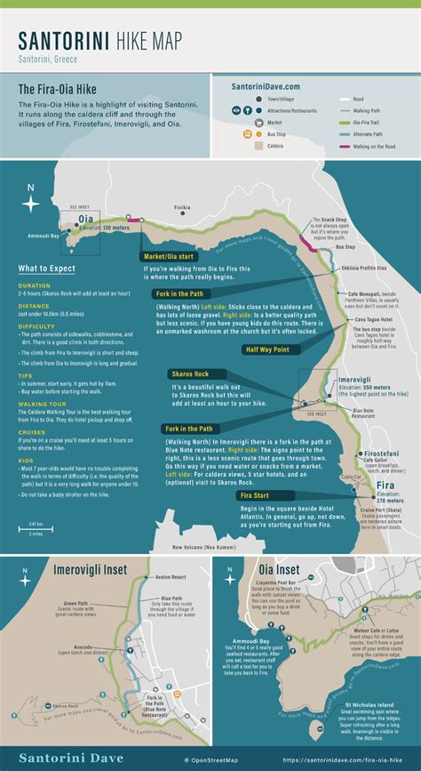 Santorini Map Santorini Beaches Imerovigli Santorini Santorini