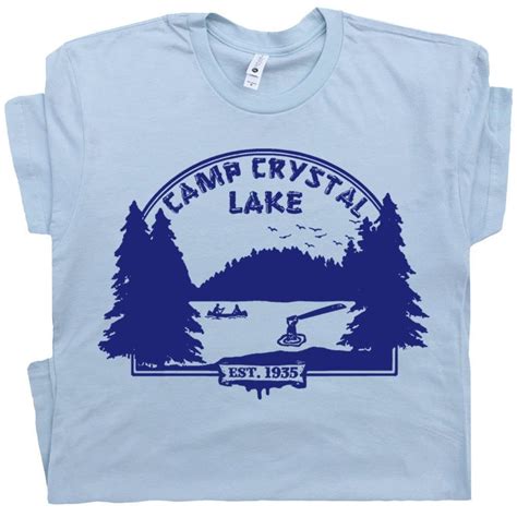 Camp Crystal Lake T Shirt Friday The 13th Shirt Vintage Horror Movie