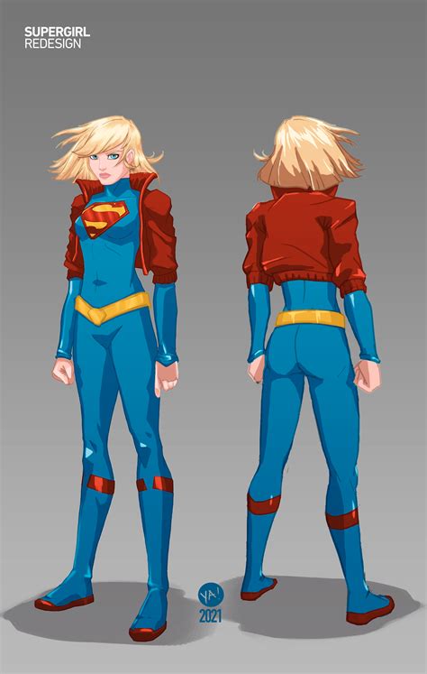 Artstation Supergirl Redesign