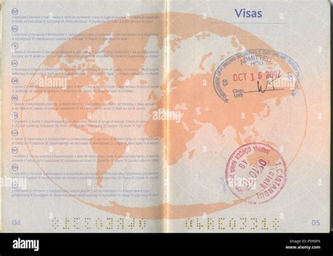 French passport stamp hi-res stock photography and images - Alamy