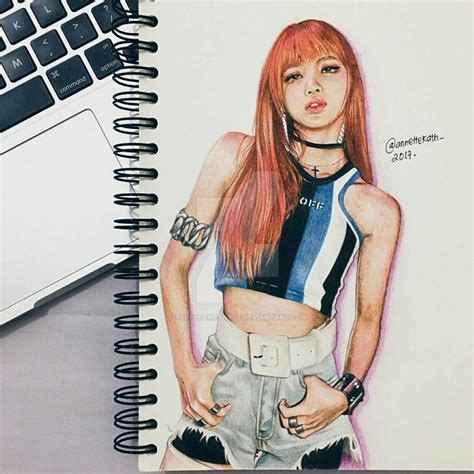 Blackpink Lisa Fanart By Pxrpleamethyst On Deviantart