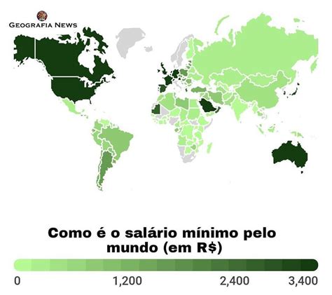 Professor Wladimir Geografia Sal Rio M Nimo Pelo Mundo