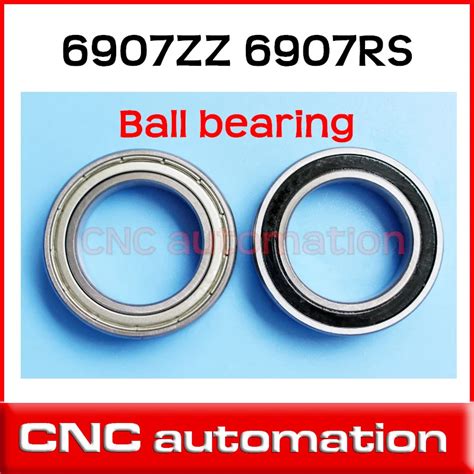 2pcs 6907 6907Z 6907ZZ 35*55*10mm chrome steel deep groove bearing ...