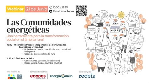 Webinar Las Comunidades Energ Ticas Una Herramienta Para La