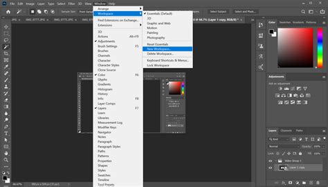 A Quick Guide To Photoshop Menus Window