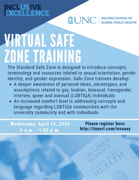 Virtual Safe Zone Training - UNC Gillings School of Global Public Health