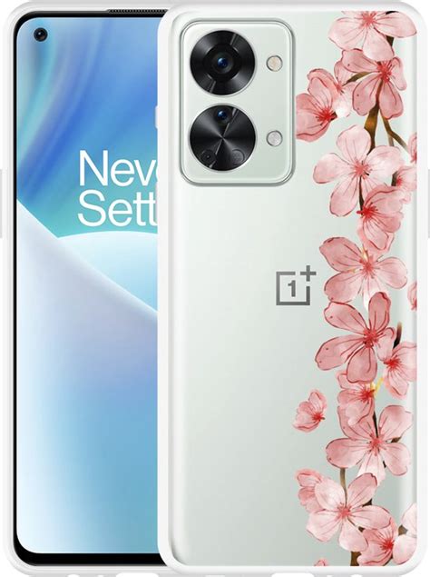 Cazy Hoesje Geschikt Voor OnePlus Nord 2T Flower Branch Bol