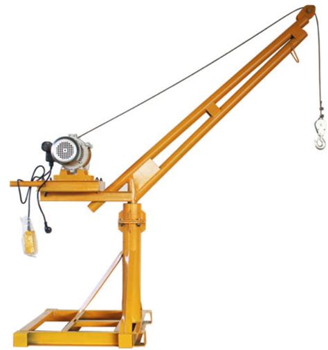 Attractive And Durable Outdoor Construction Mini Portable Crane Kg