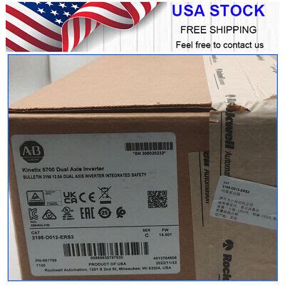 New Allen Bradley D Ers Ser C Kinetix Servo Drive Surplus