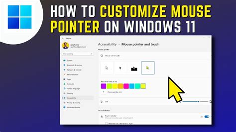 How To Customize Mouse Pointer On Windows Youtube