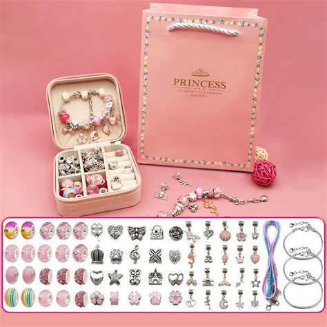 Enfant Charms Bracelet Kit Jouet 4 11 Ans Kit Bracelet Bijoux Enfants