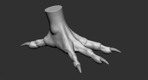 Dragon Claw Concept 3d Model 19 Obj Ztl Free3d