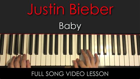 Justin Bieber | Baby | Full Song Video Lesson | Amosdoll