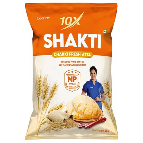 10X Shakti Chakki Fresh Atta 5 Kg