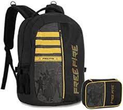 Mochila De Costa Juvenil Estojo Oficial Free Fire Clio Mochilas