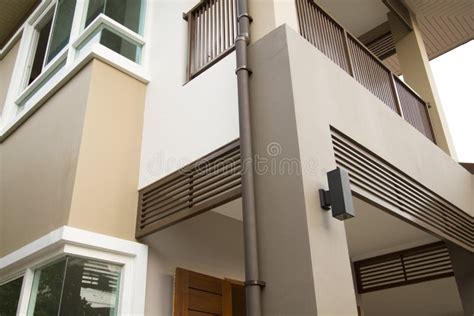 New modern house exterior stock image. Image of residential - 113496245