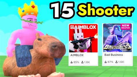 Top 15 Best Roblox Shooter Games Youtube