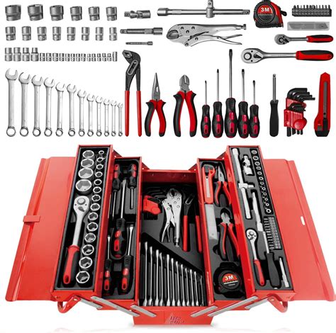 Aerostralia Home Tool Kits Box 92pcs Multi Hand Tool Set Precision Screwdriver Hammer Repair