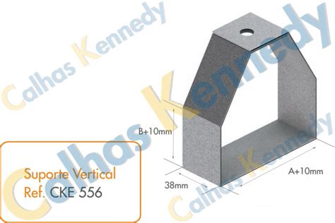 Suporte Vertical Eletrocalhas Kennedy