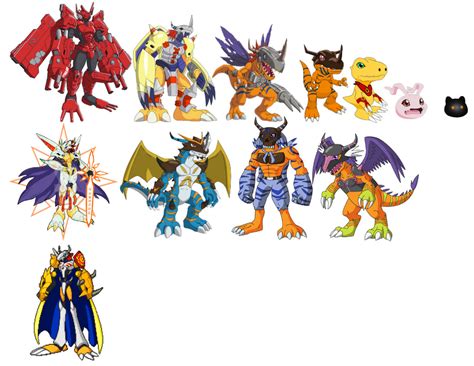 My Digivolution line for Agumon by DJFazhog32 on DeviantArt