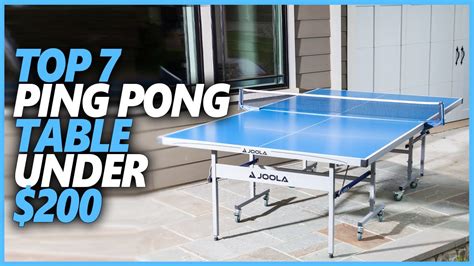 Best Ping Pong Table Under 200 In 2022 Top 7 Ping Pong Tables On