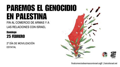 Paremos el genocidio en Palestina Convocatorias simultáneas de