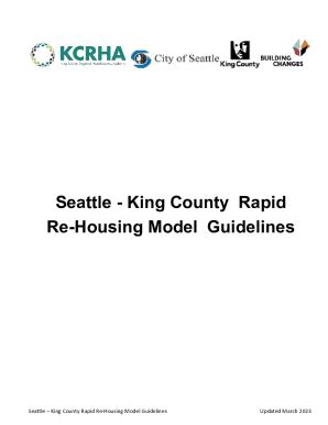 Fillable Online What S New In The Seattle King County Rapid Re Housing