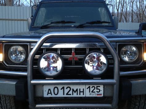 Туманки хела — Mitsubishi Pajero (1G), 3 л, 1989 года | аксессуары | DRIVE2