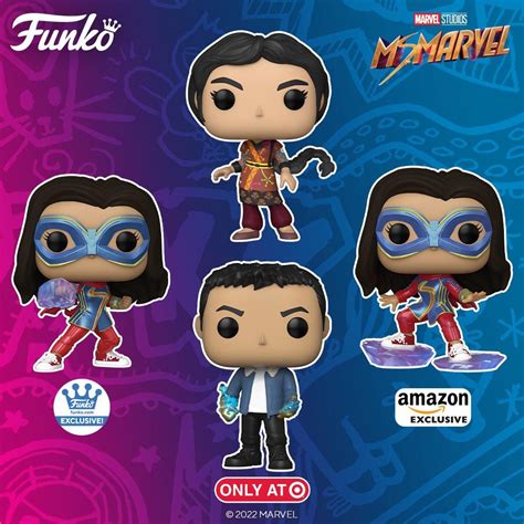 Ms. Marvel Disney+ Funko Pop Lineup Adds Aisha, Kamran And New Exclusives