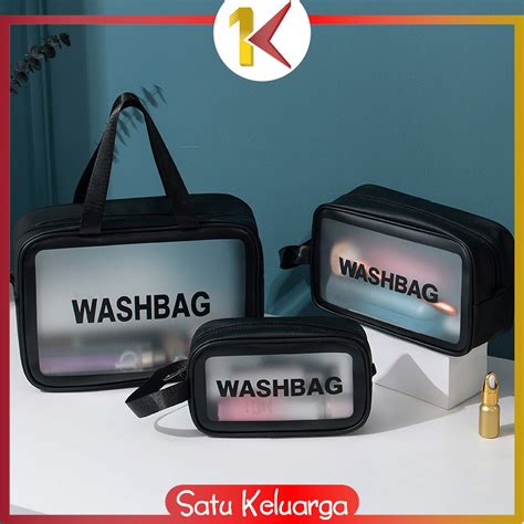 Jual SK T40 Tas WASHBAG Waterproof Pouch Travel Make Up Multifungsi