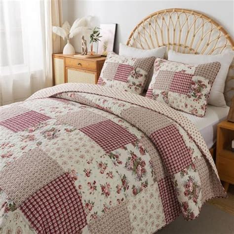 Slpr Country Roses Comforter Set Twin Country Quilt With