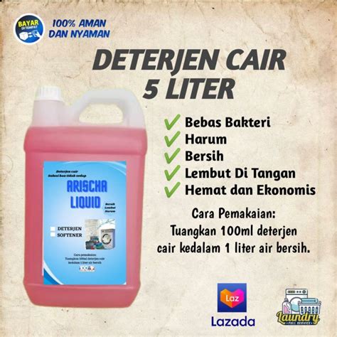 DETERJEN CAIR 5 LITER WANGI Lazada Indonesia