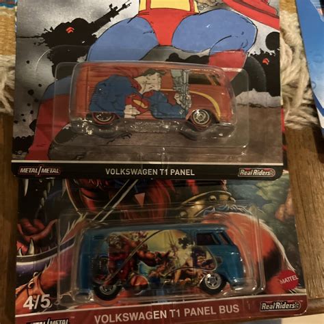 Hot Wheels Dc Comics Superman Volkswagen T Panel Motu Beastman Real