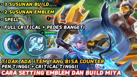 Baru Gw Yang Bikin Build Ini Set Build Miya Tersakit Paling Sakit