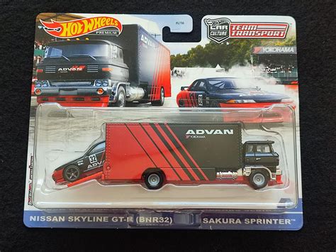Hot Wheels Team Transport Nissan Skyline Gt R Advan Aukro