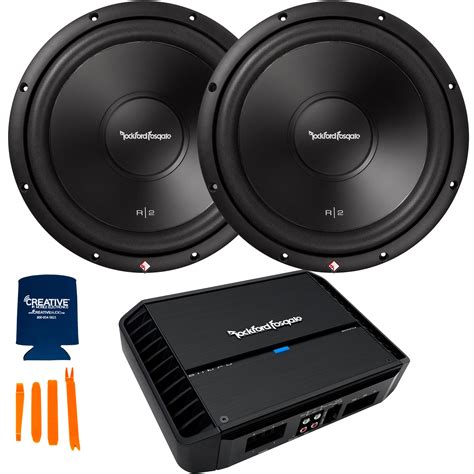 Rockford Fosgate Bass Package Two R2D4 12 Prime 12 Dual 4 Ohm