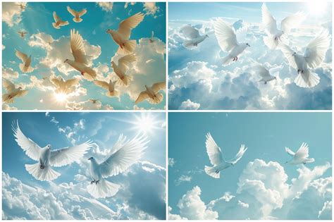 Doves and Cloud Graphic by Ai Graphic Design Bundle · Creative Fabrica