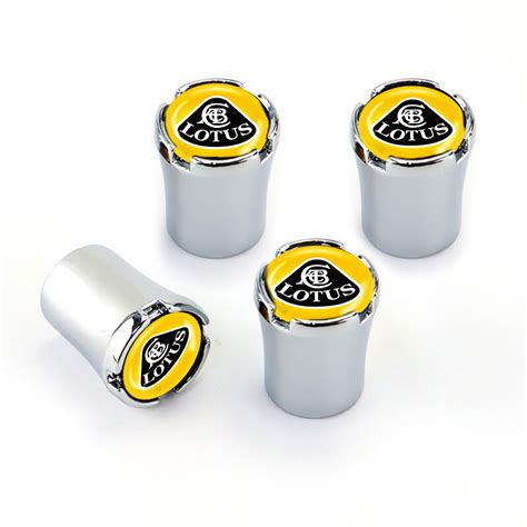 Tire Valve Caps For Lotus Chrome Extra Spare Cap 5 Caps